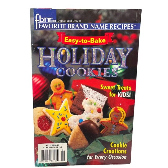 2001 Favorite Brand Name Recipes No 84 Easy To Bake Holiday Cookies Treats - Picture 1 of 9
